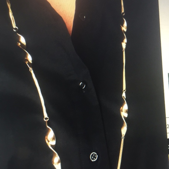 NEW  just in Poplin Tunic Black side slips - Picture 6 of 8